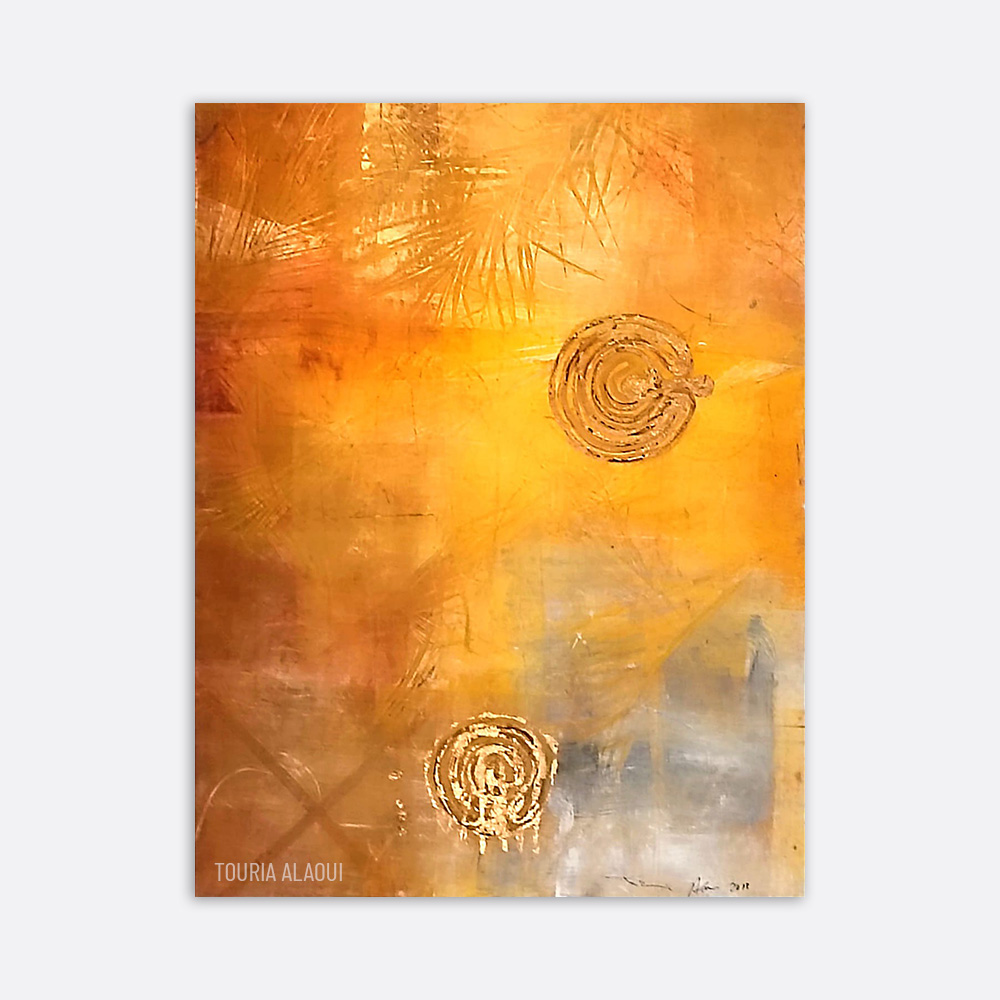 Labyrinthe II – Acryl auf Leinwand auf Leinwand – 120 X 90 cm –  2013